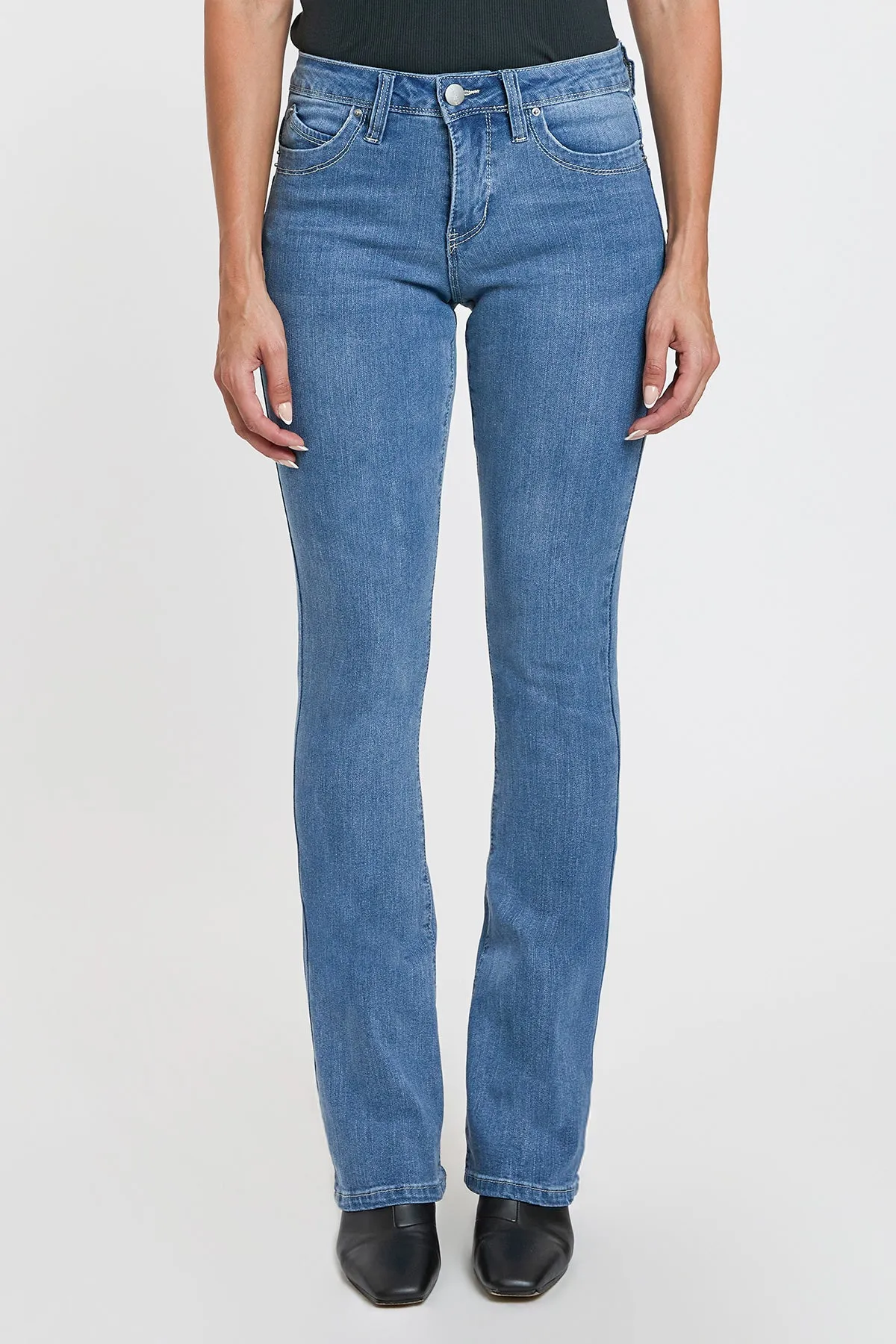 Women's High Rise Curve Confidence Bootcut Jeans sold by YMI product image thumbnail 2