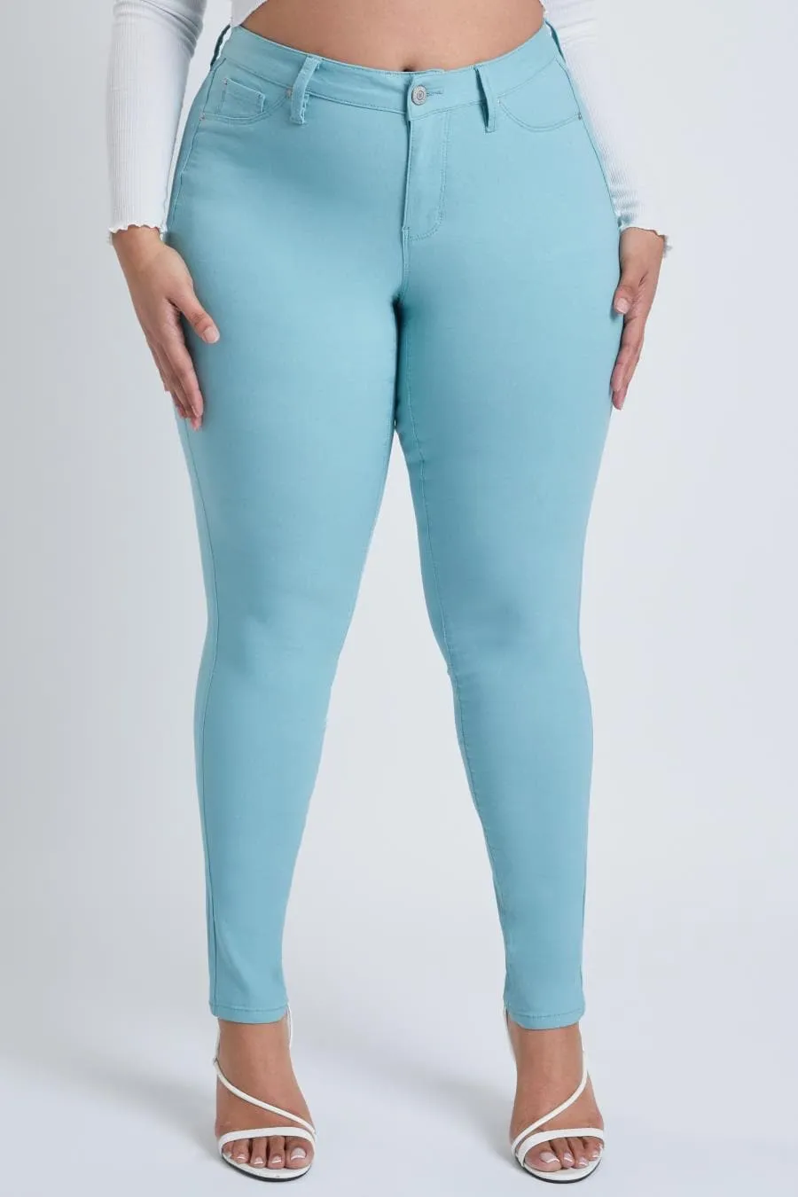 Women's Plus Hyperstretch Skinny Pants sold by YMI product image thumbnail 2