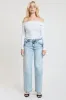 Women's Luxe Britney Wide Leg Jeans sold by YMI