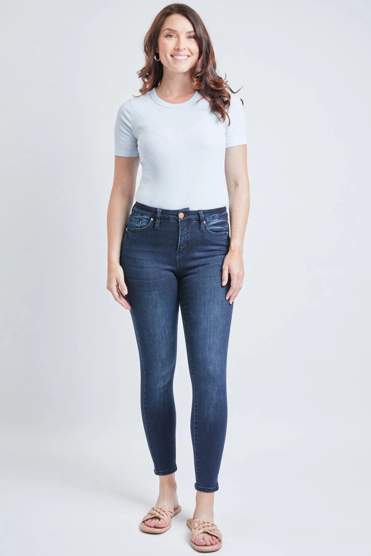 Women's Curvy Ultra High Rise Skinny Jeans sold by YMI