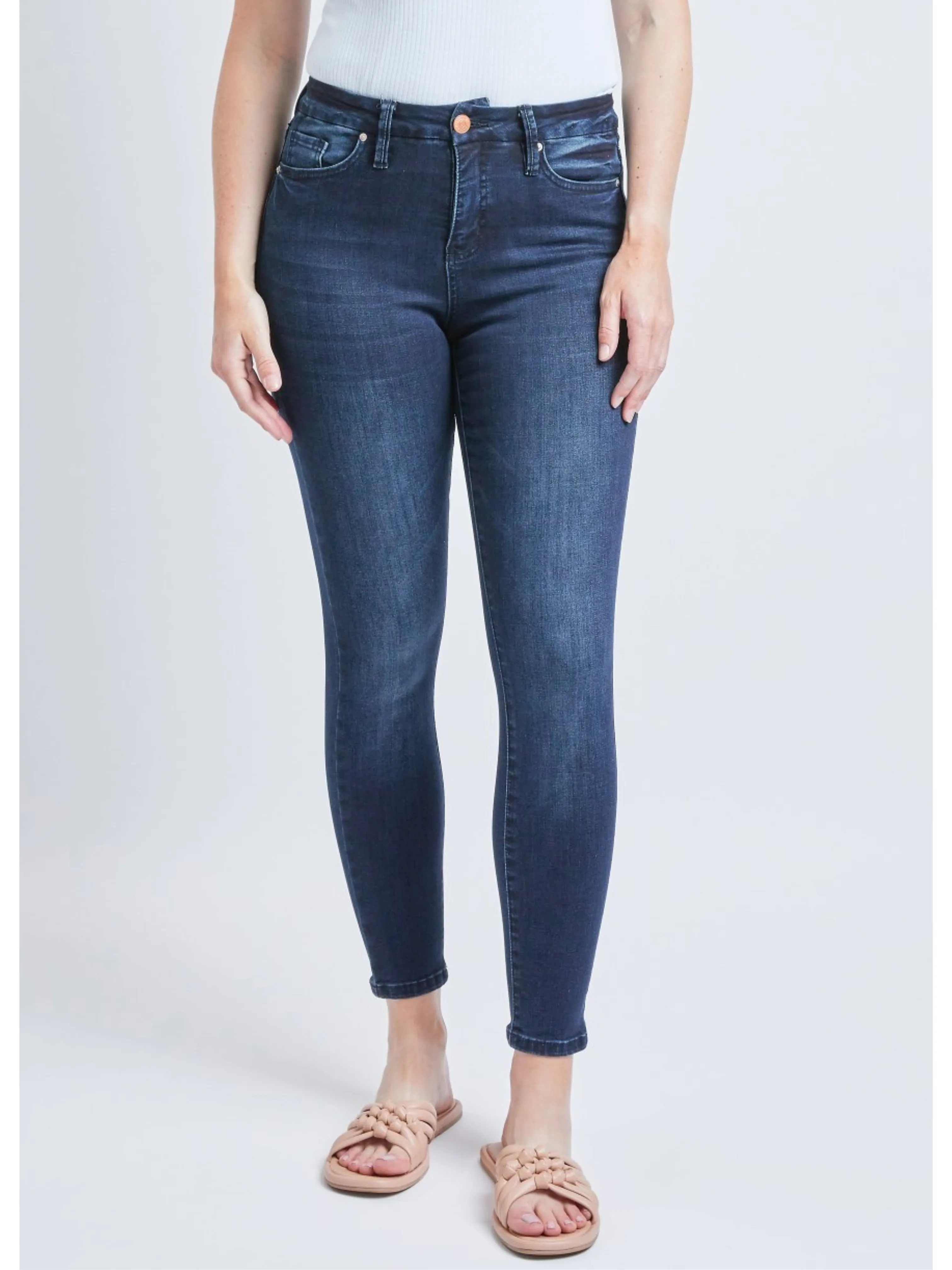 Women's Curvy Ultra High Rise Skinny Jeans sold by YMI product image thumbnail 2