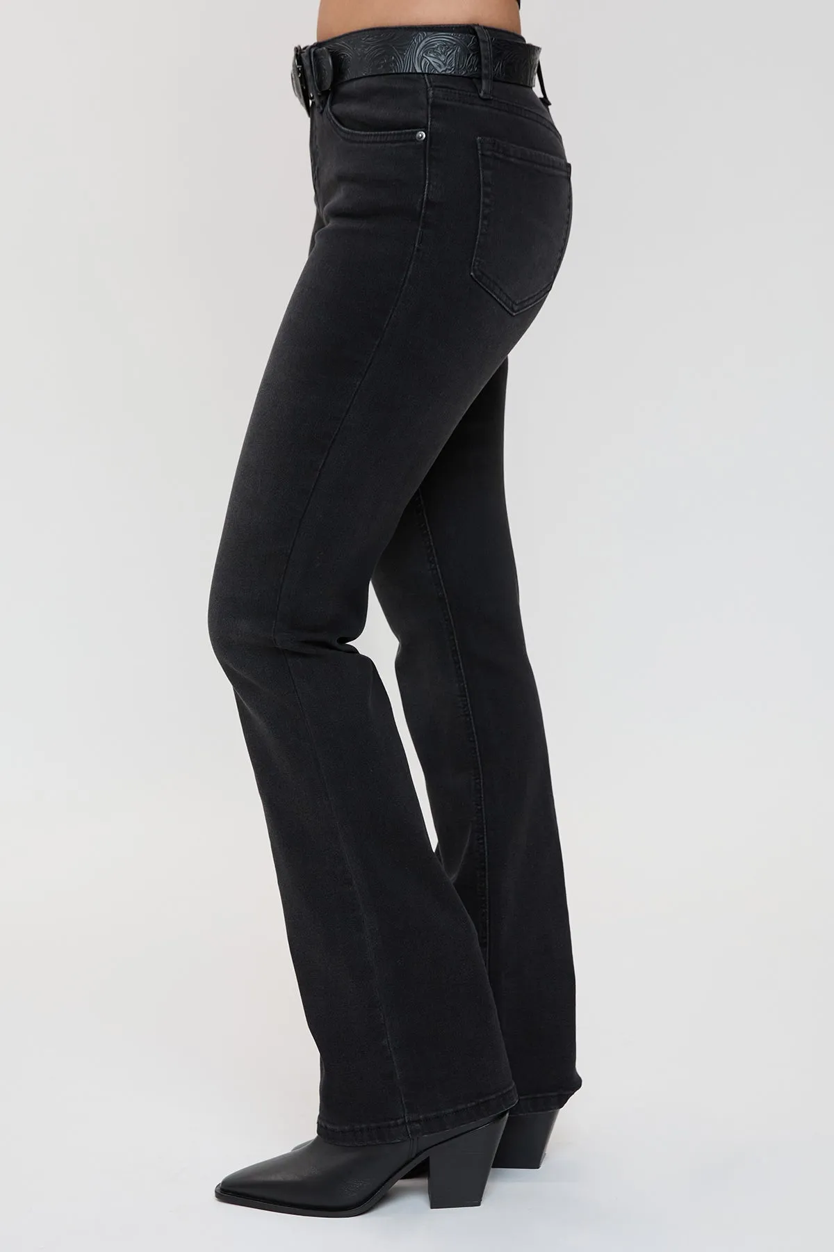 Women's Jessie Belted Bootcut Jeans sold by YMI product image thumbnail 3