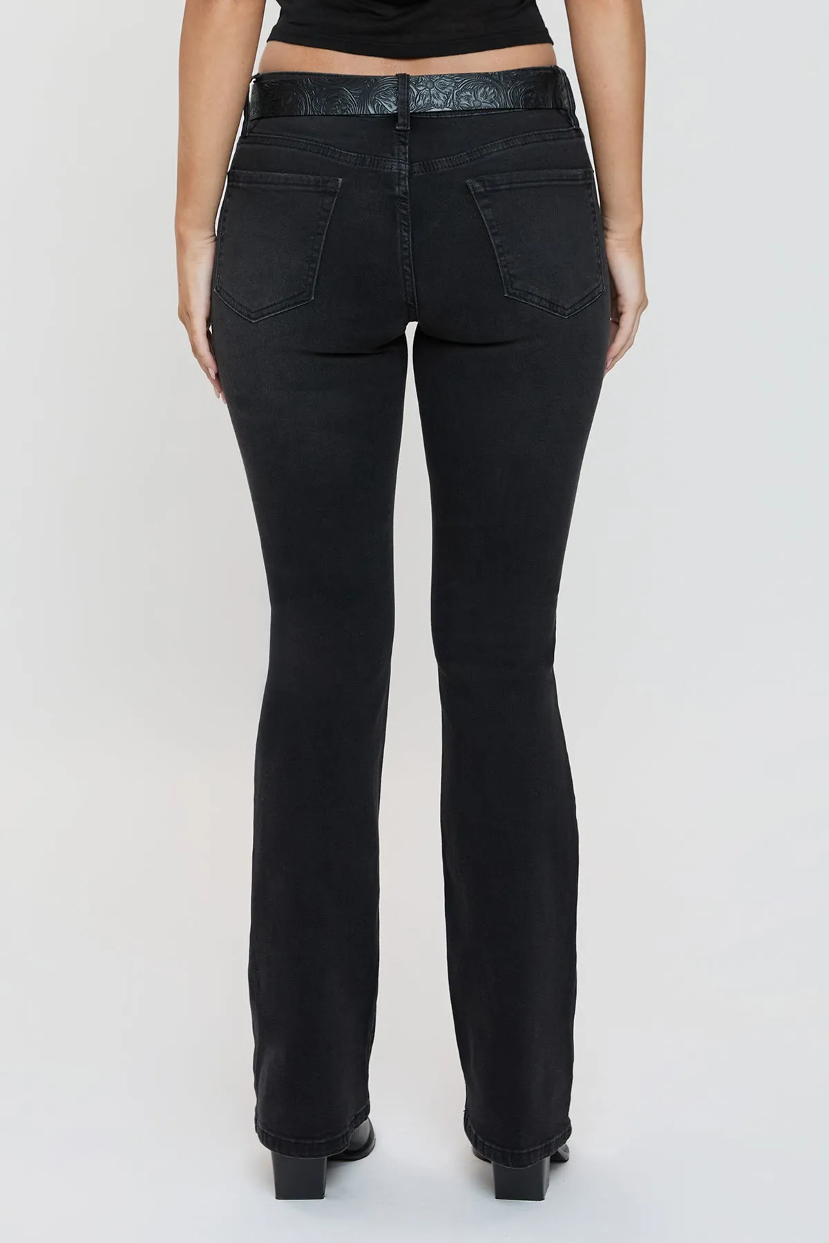 Women's Jessie Belted Bootcut Jeans sold by YMI product image thumbnail 4