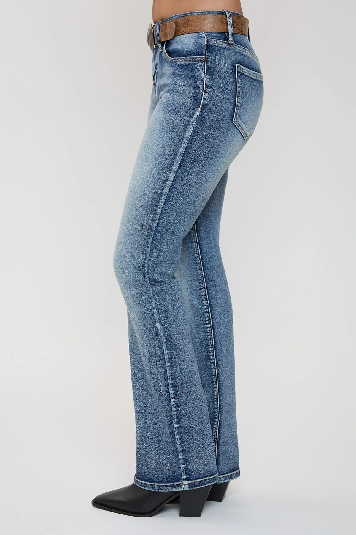 Women's Jessie Belted Bootcut Jeans sold by YMI product image thumbnail 3