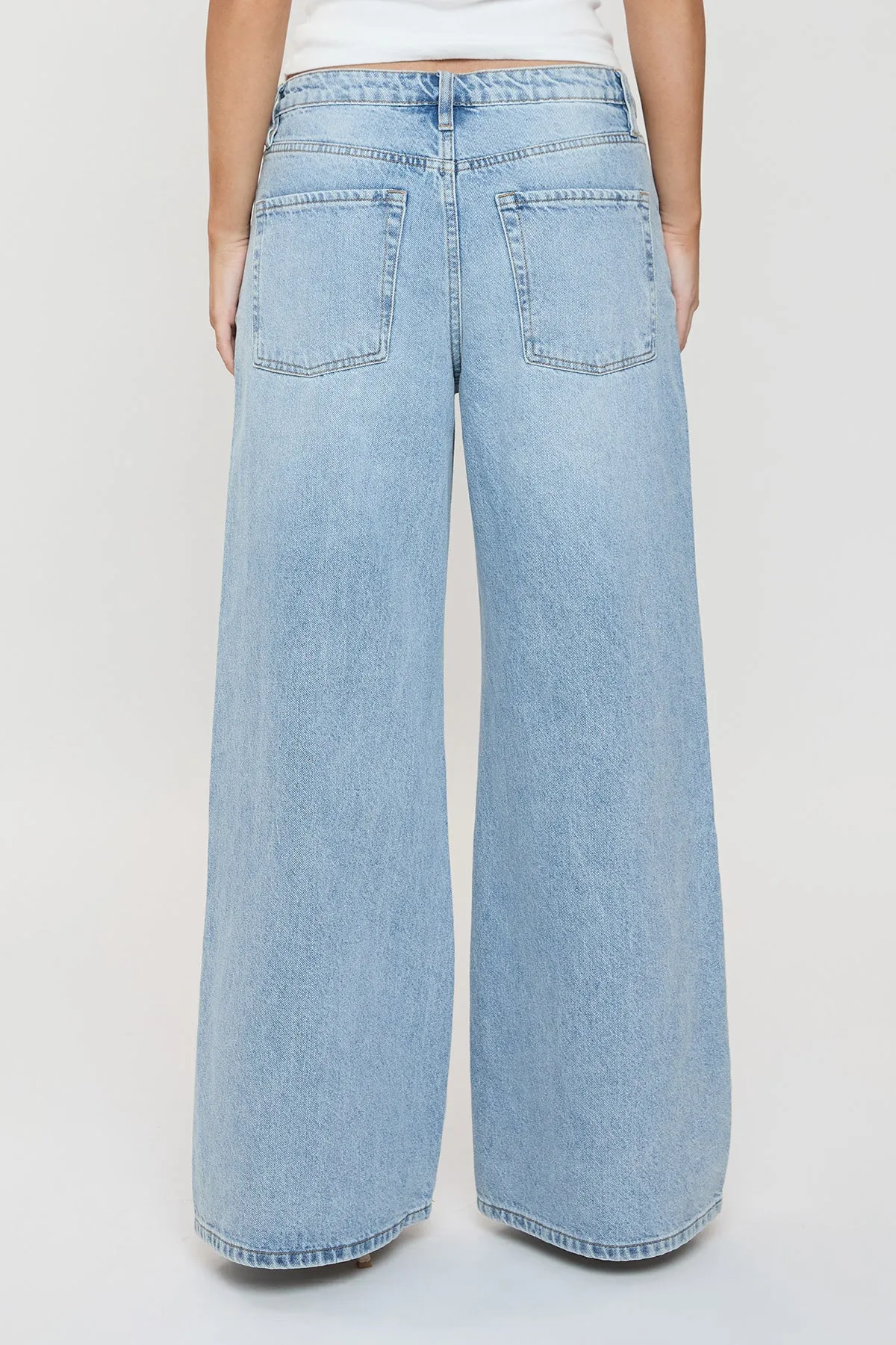 Women's Billie Baggy Wide Leg Jeans sold by YMI product image thumbnail 4