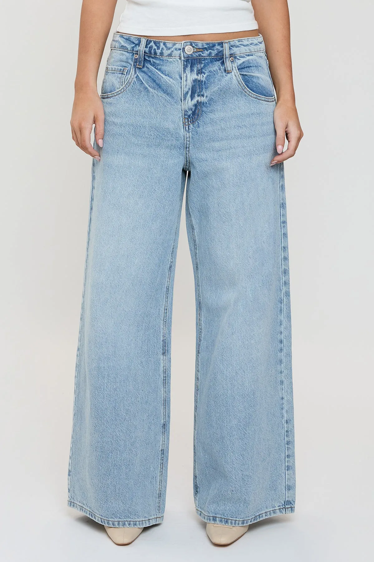 Women's Billie Baggy Wide Leg Jeans sold by YMI product image thumbnail 2
