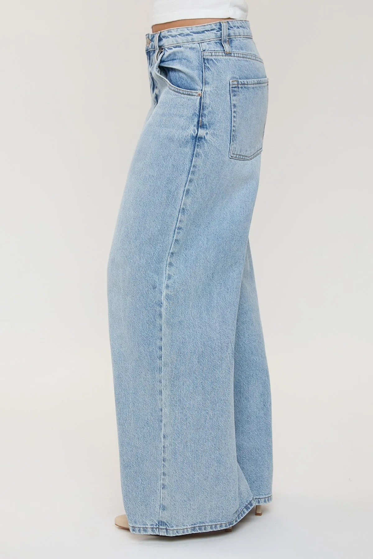 Women's Billie Baggy Wide Leg Jeans sold by YMI product image thumbnail 3