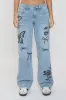 Women's Britney Wide Leg Jeans sold by YMI