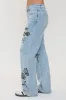 Women's Britney Wide Leg Jeans sold by YMI