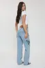 Women's Britney Wide Leg Jeans sold by YMI