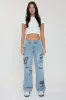 Women's Britney Wide Leg Jeans sold by YMI
