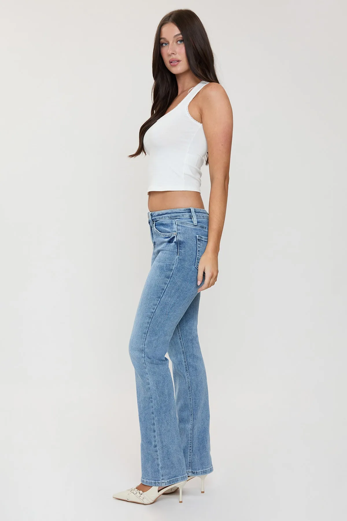 Women's Luxe Jessie Bootcut Jeans sold by YMI product image thumbnail 5