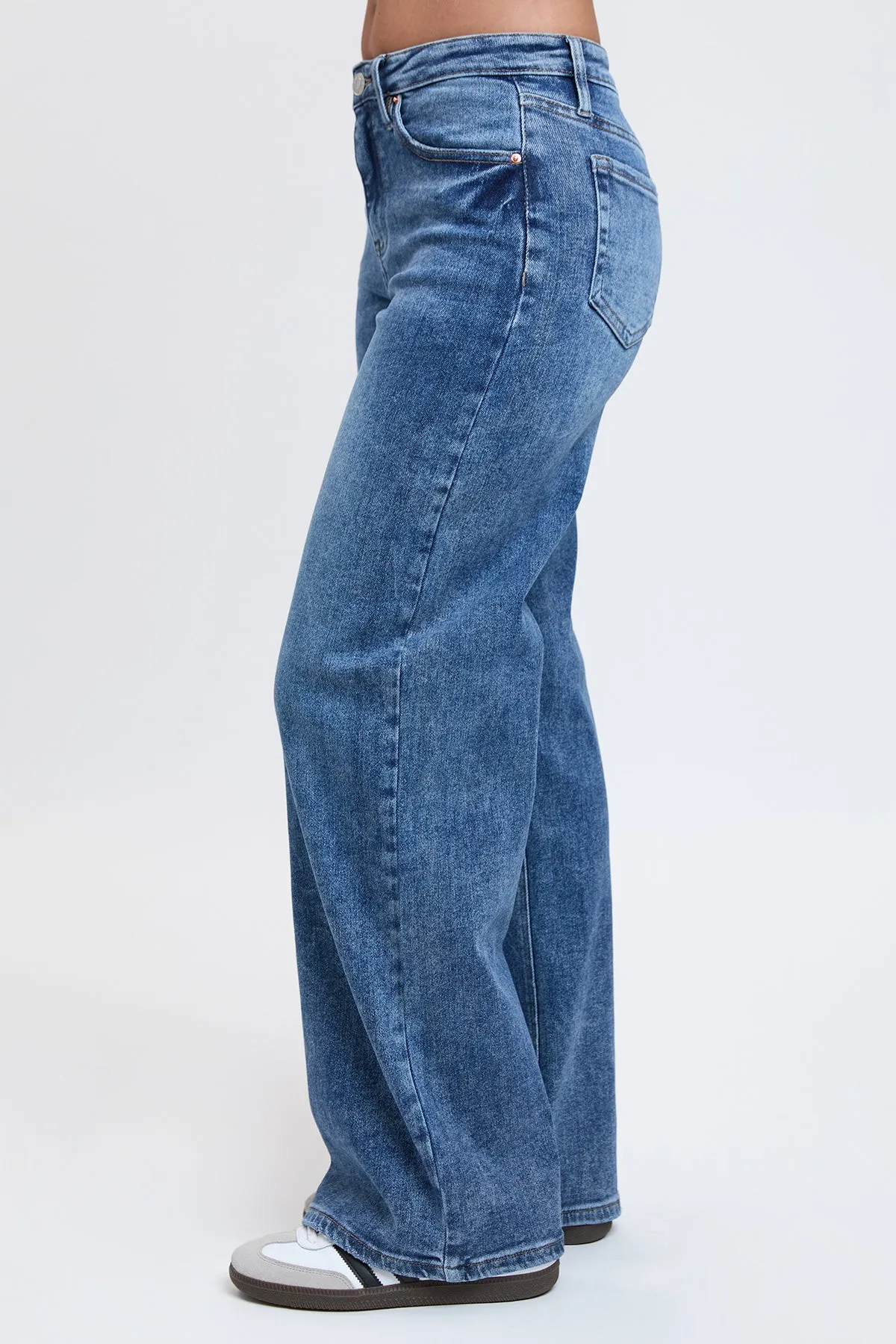 Women's Luxe Bella Wide Leg Jeans sold by YMI product image thumbnail 3