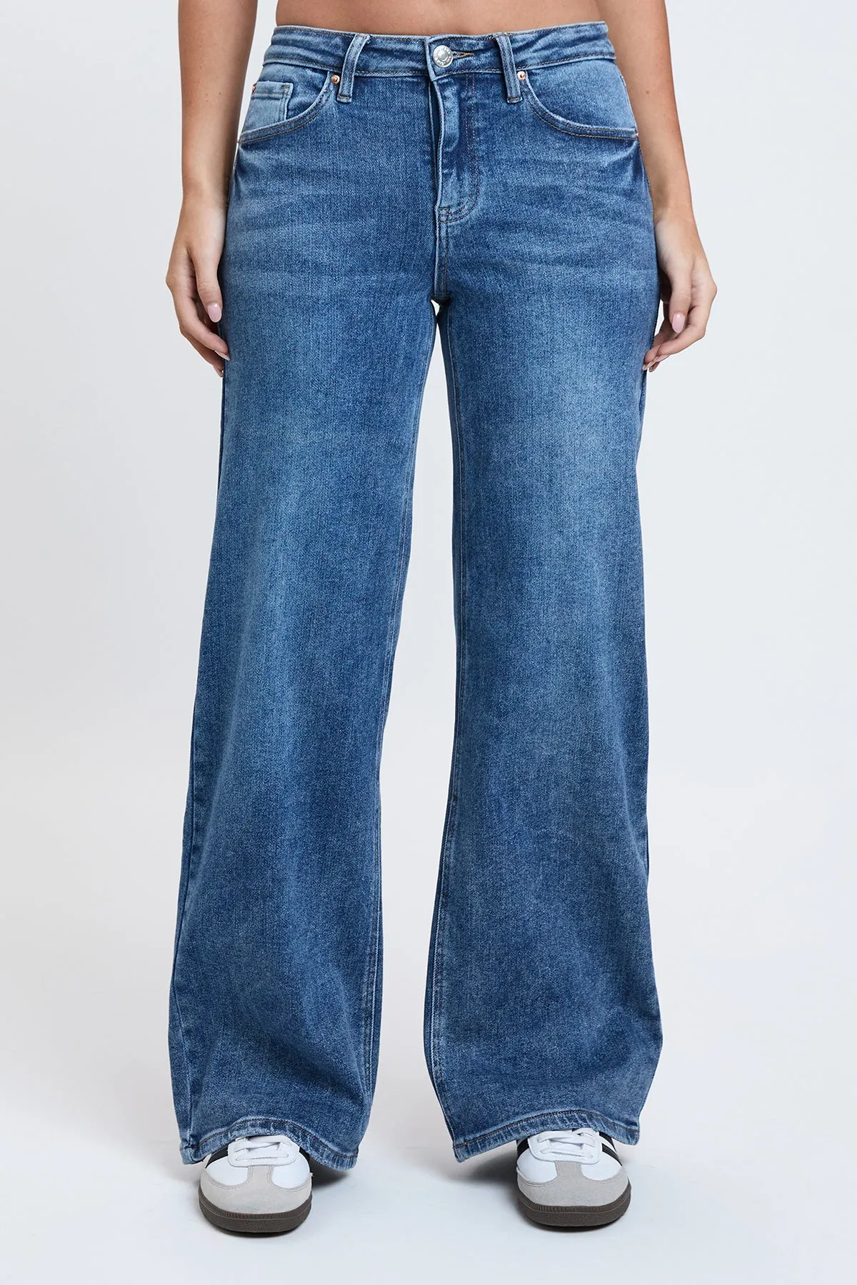 Women's Luxe Bella Wide Leg Jeans sold by YMI product image thumbnail 2