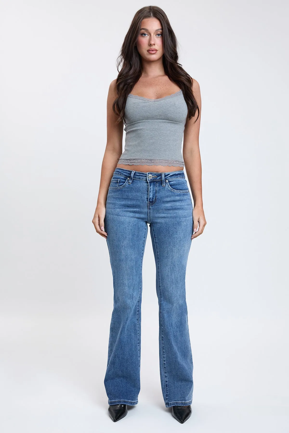 Women's Essential Flare Jeans sold by YMI