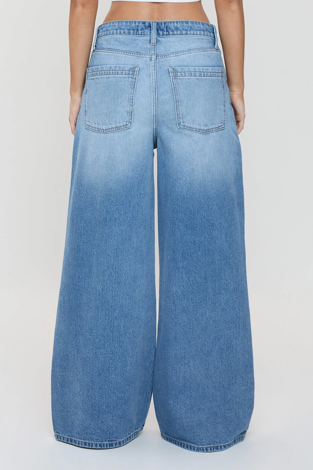 Women's Billie Baggy Wide Leg Jeans sold by YMI product image thumbnail 4