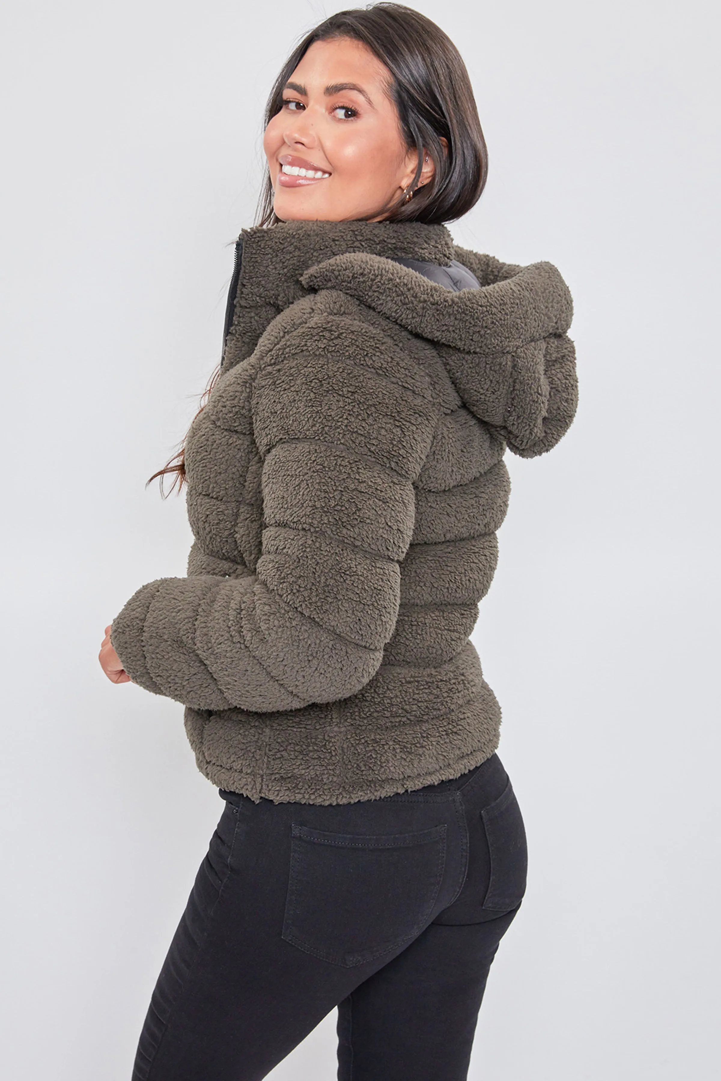 Poodle Fur Reversible Jacket sold by YMI product image thumbnail 2