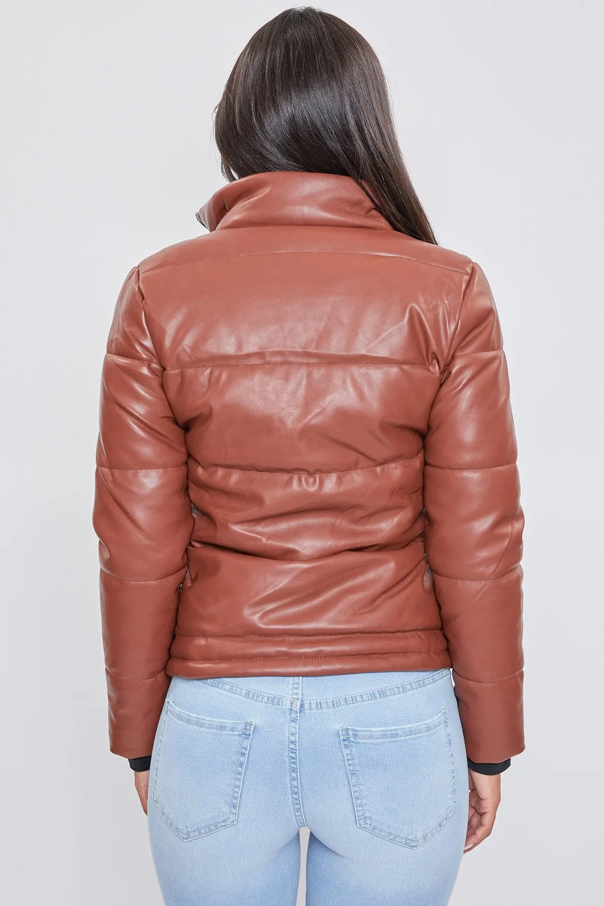 Pleather Puffy Jacket sold by YMI product image thumbnail 3