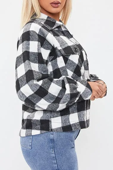 Women's Cropped Boxy Fit Shacket sold by YMI product image thumbnail 3