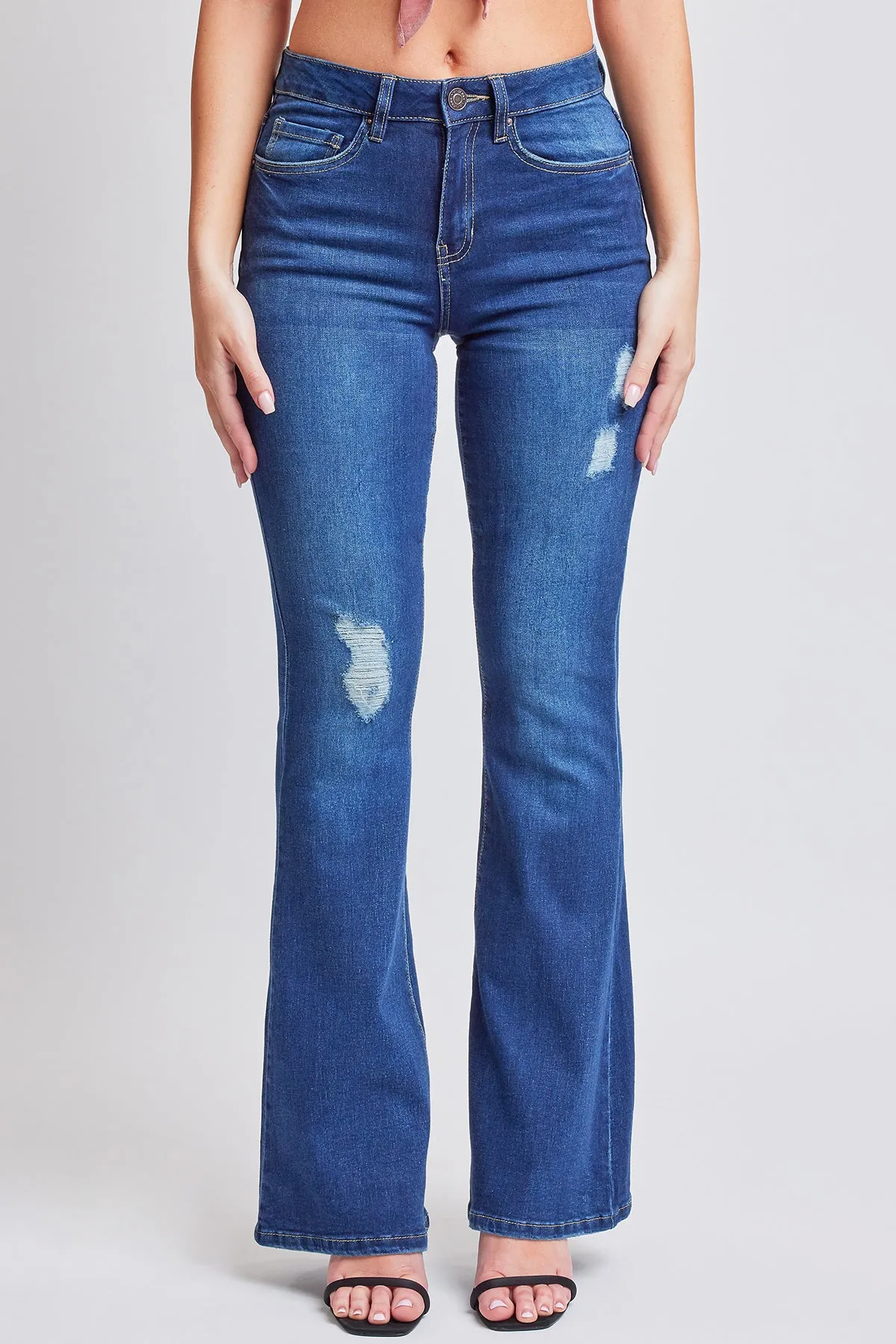 Women's Essential Flare Jeans - Long Inseam sold by YMI product image thumbnail 2