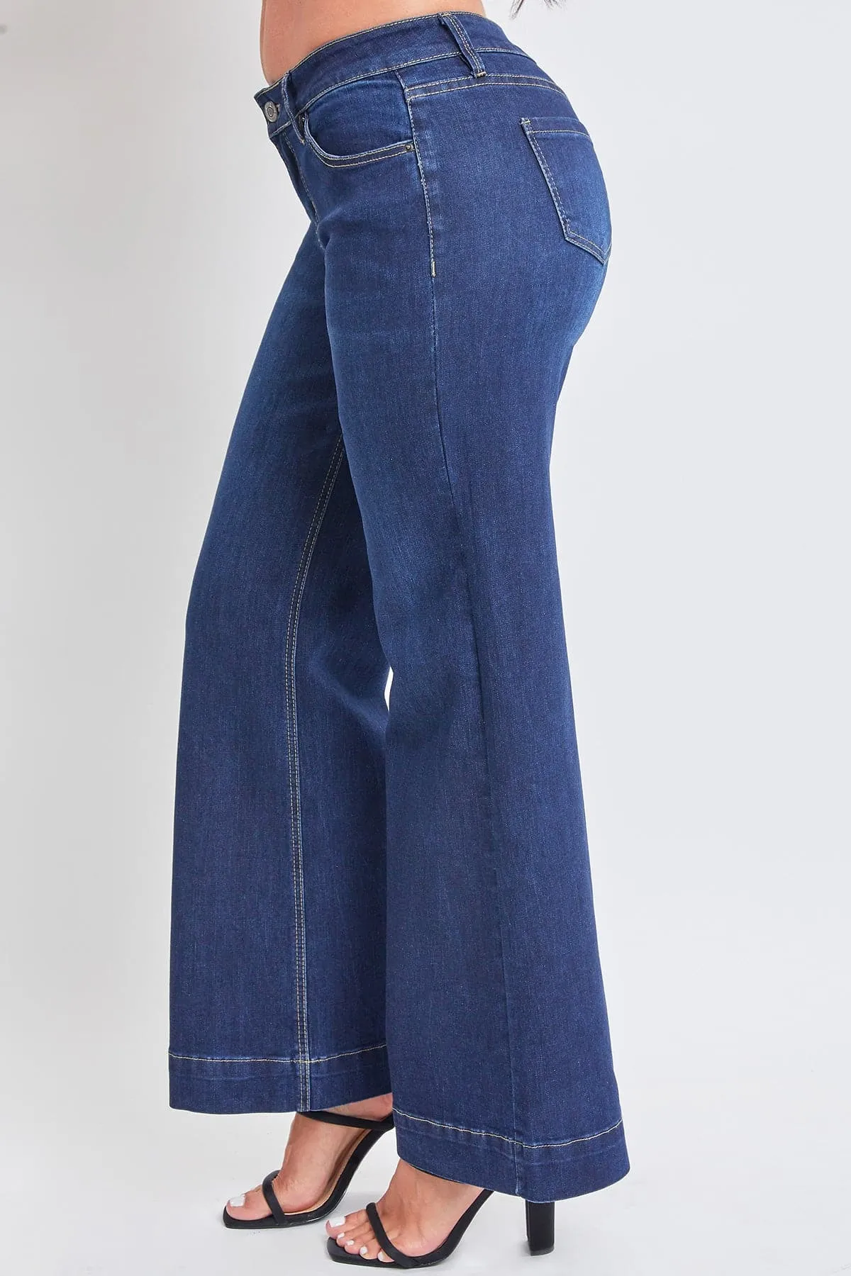Women's Wide Leg Low Rise Jeans sold by YMI product image thumbnail 3