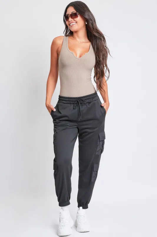 Women's Joggers with Nylon Pockets sold by YMI