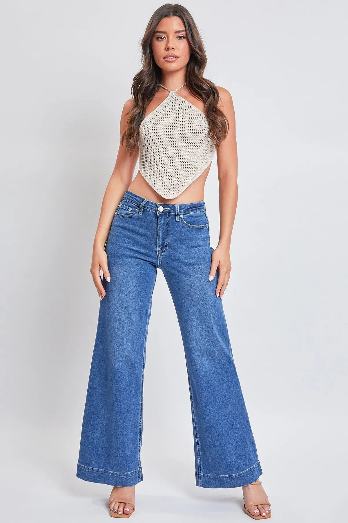 Women’s Wide Leg Jeans sold by YMI product image thumbnail 5