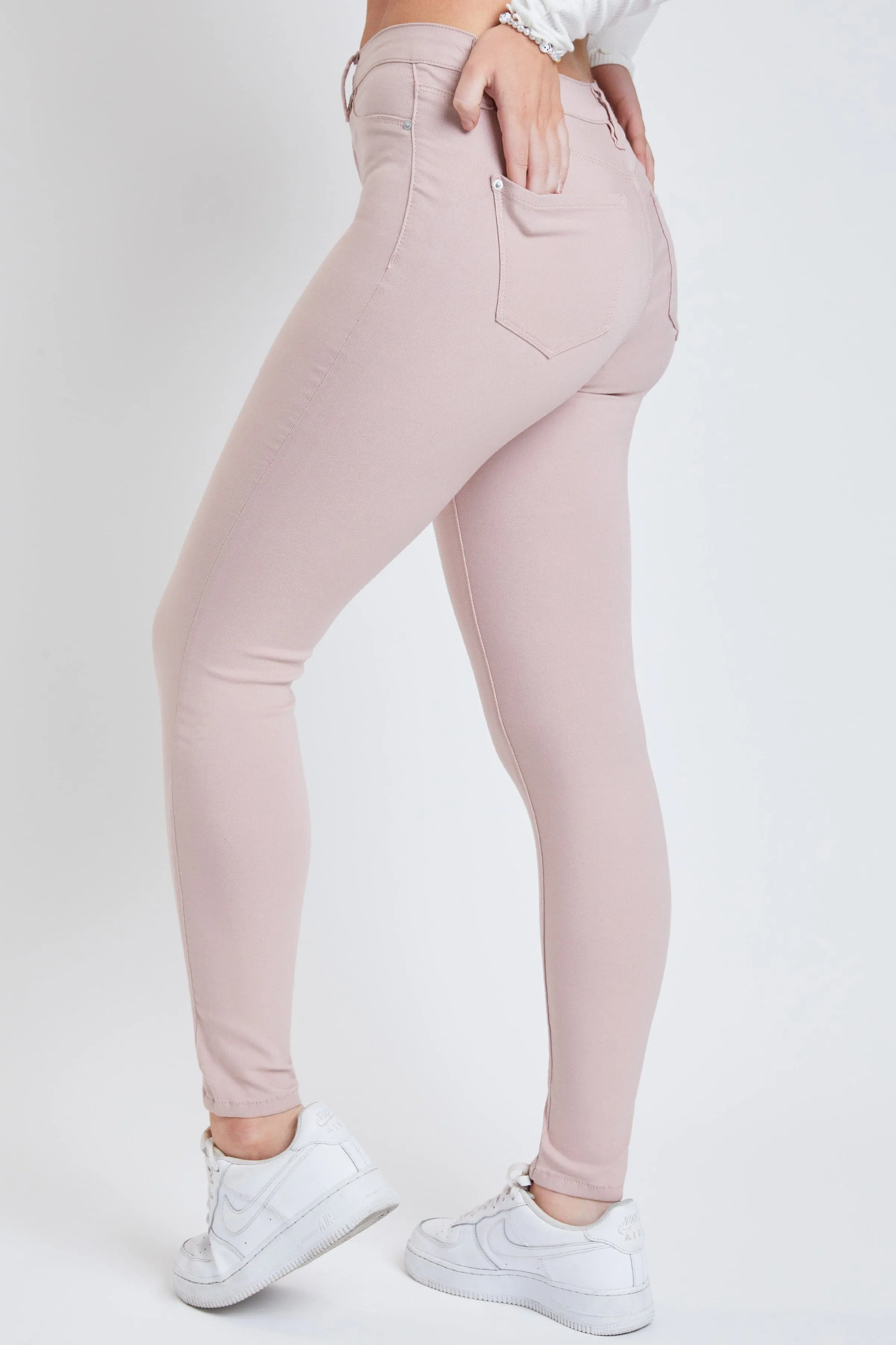 Women's Mid Rise Hyperstretch Skinny Pants sold by YMI product image thumbnail 2