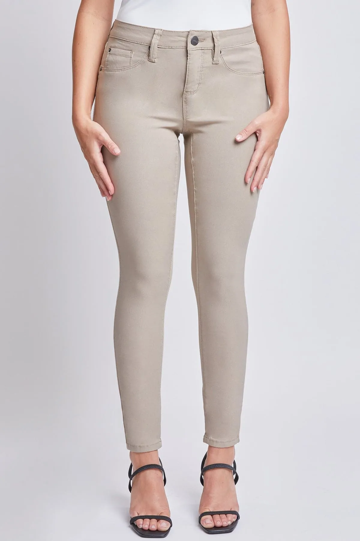 Women's Hyperstretch Skinny Mid Rise Pants sold by YMI product image thumbnail 3