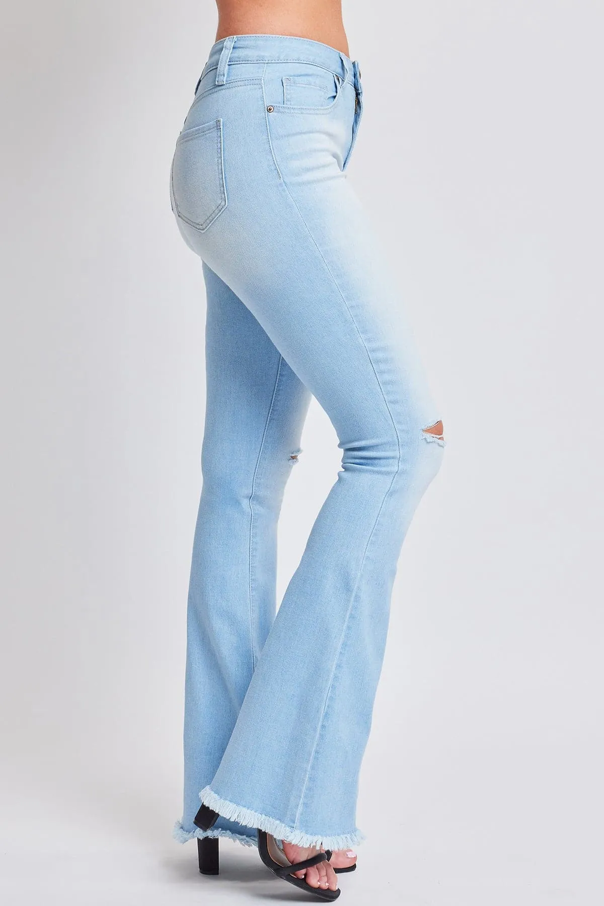 Women's Essential Super Flare High Rise Jeans-Long Inseam sold by YMI product image thumbnail 3
