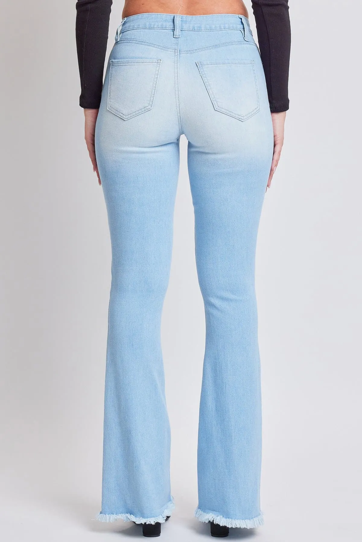 Women's Essential Super Flare High Rise Jeans-Long Inseam sold by YMI product image thumbnail 4