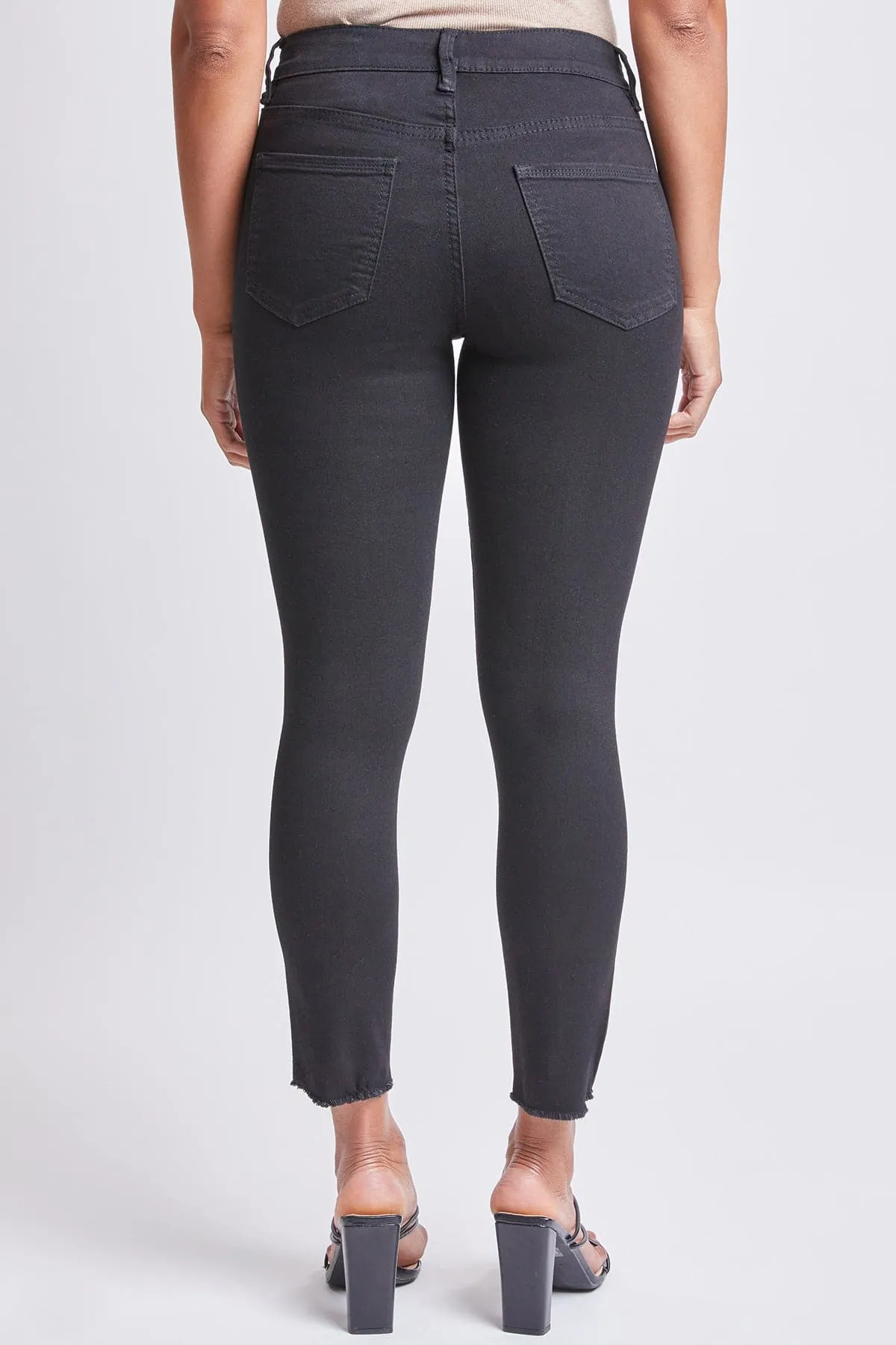 Women's Skinny With Front Seam and Slit Detail High Rise Lifestyle Collection Jeans sold by YMI product image thumbnail 5