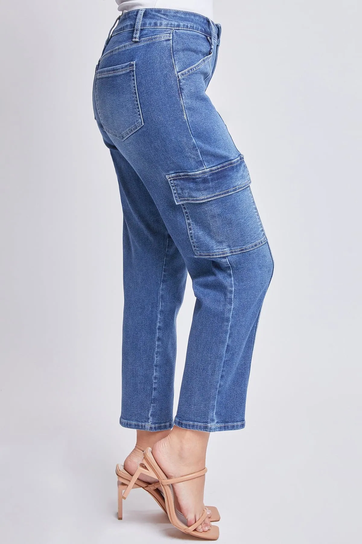 Women's Cargo Mid Rise Pants sold by YMI product image thumbnail 3