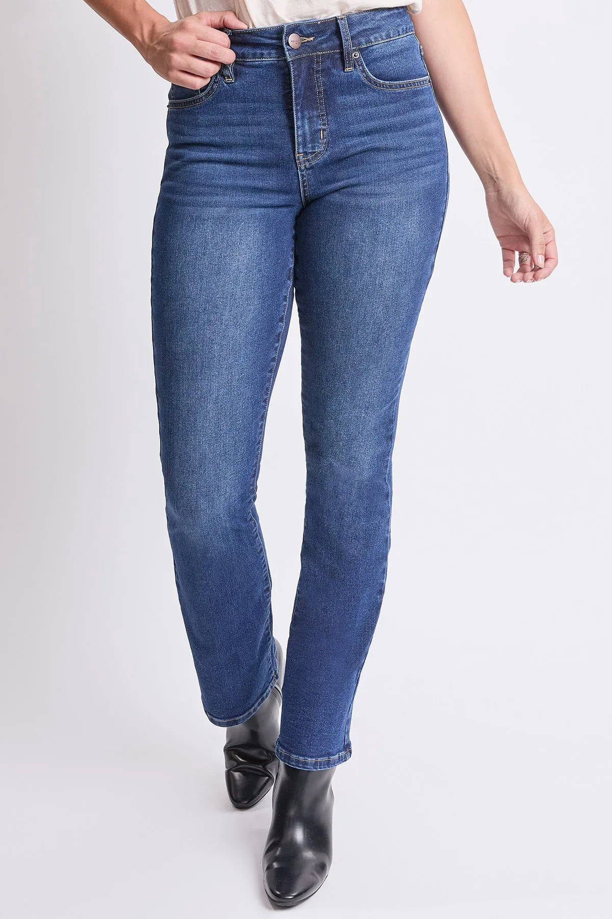 Women's Slim Bootcut High Rise Jeans sold by YMI product image thumbnail 3