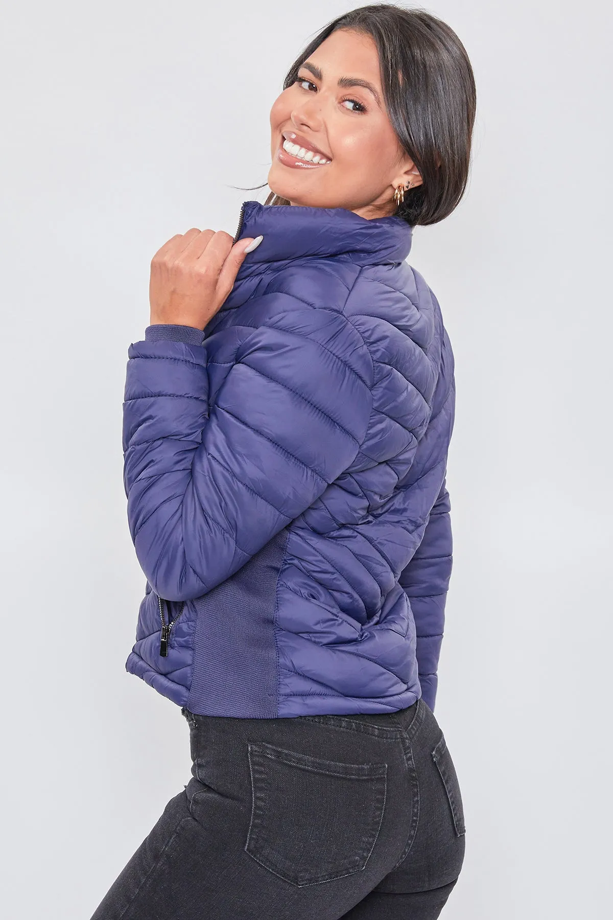 Puffer With Sherpa Fur Hoodie Jacket sold by YMI product image thumbnail 4
