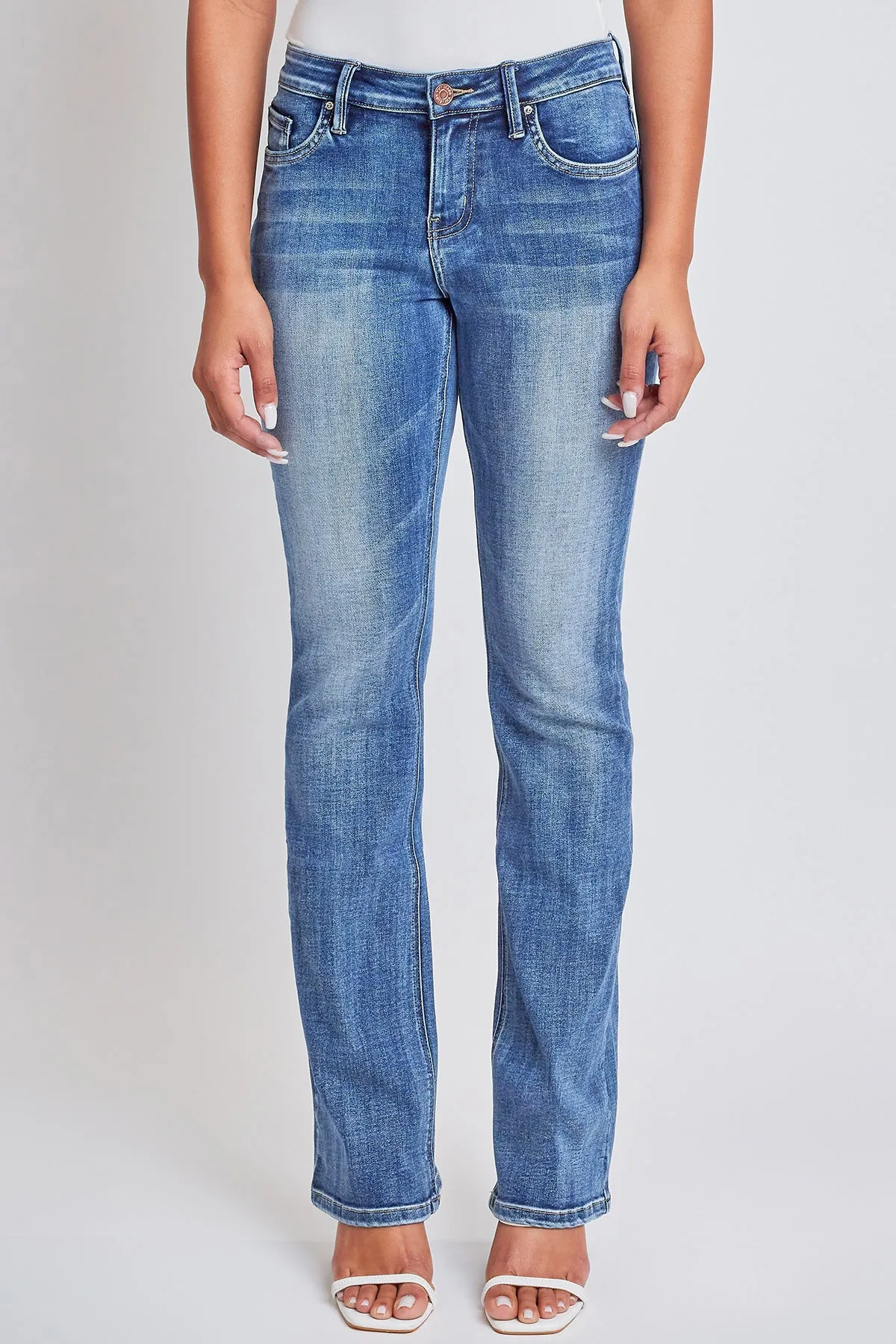 Women's Bootcut Jeans with Flap Pockets sold by YMI product image thumbnail 2