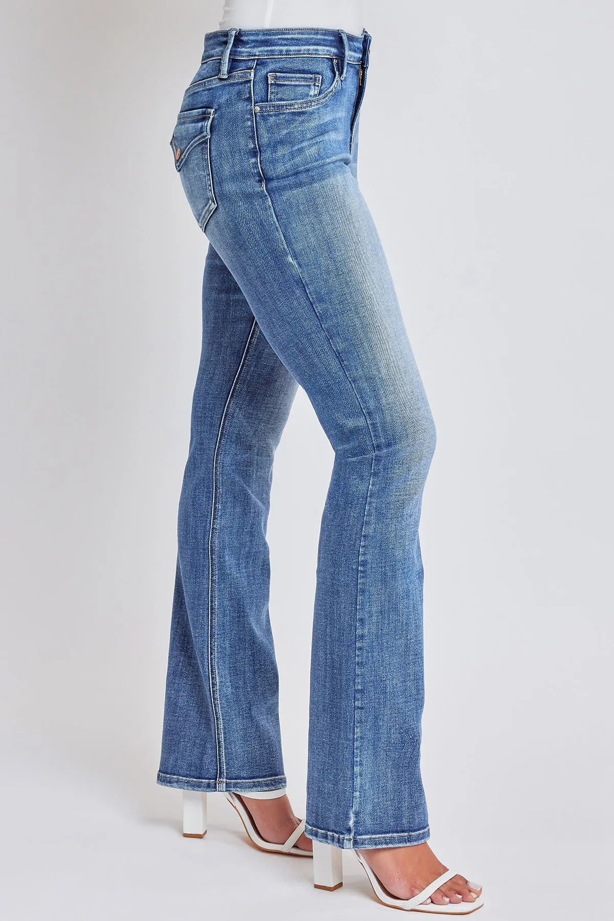 Women's Bootcut Jeans with Flap Pockets sold by YMI product image thumbnail 3