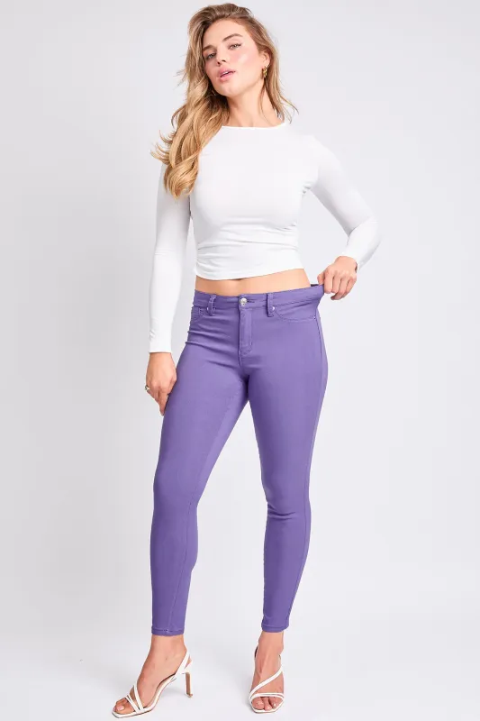 Women's Mid Rise Hyperstretch Skinny Pants sold by YMI