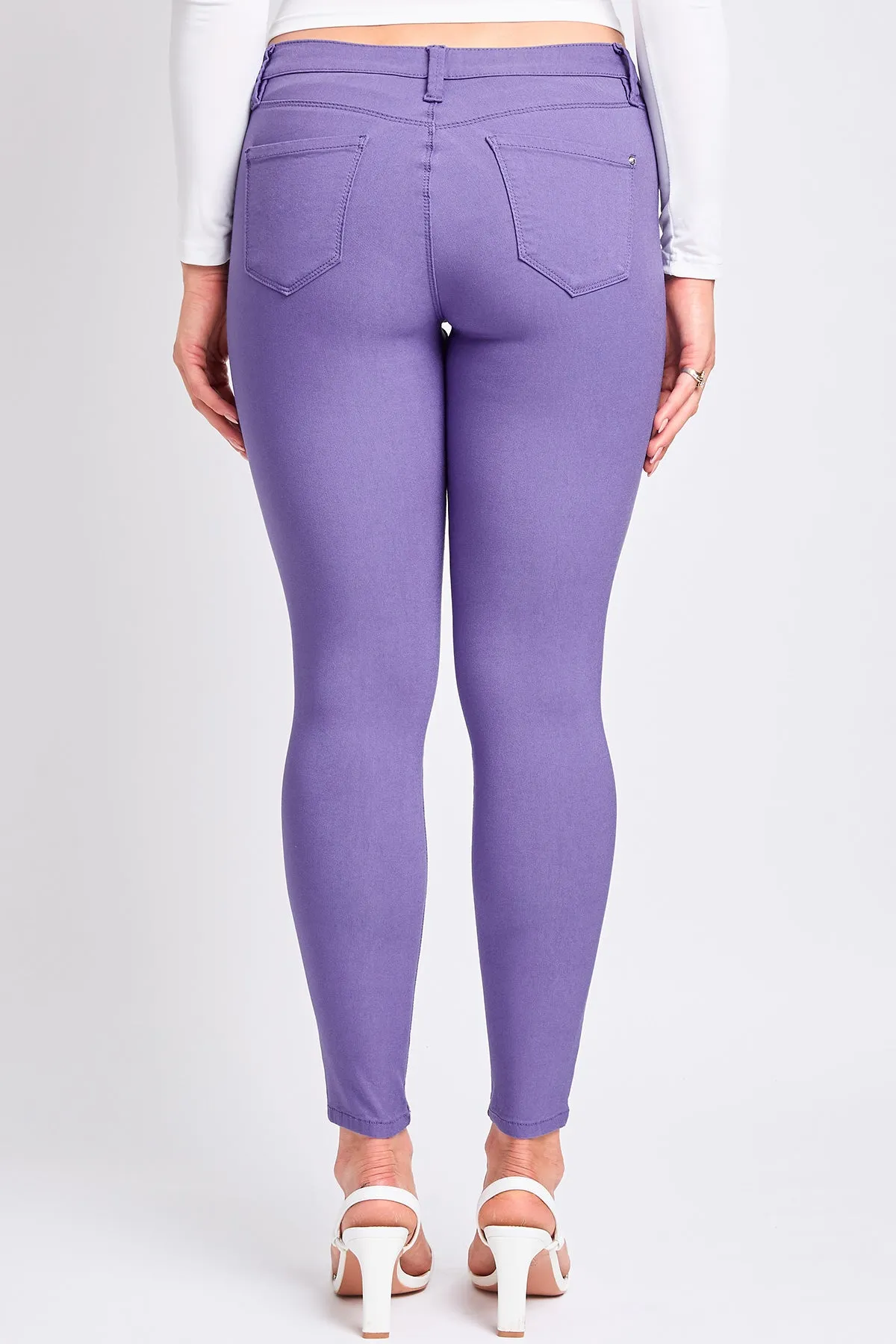 Women's Mid Rise Hyperstretch Skinny Pants sold by YMI product image thumbnail 4