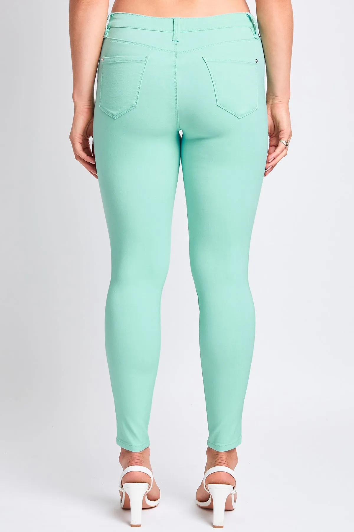 Women's Hyperstretch Skinny Mid Rise Pants sold by YMI product image thumbnail 4