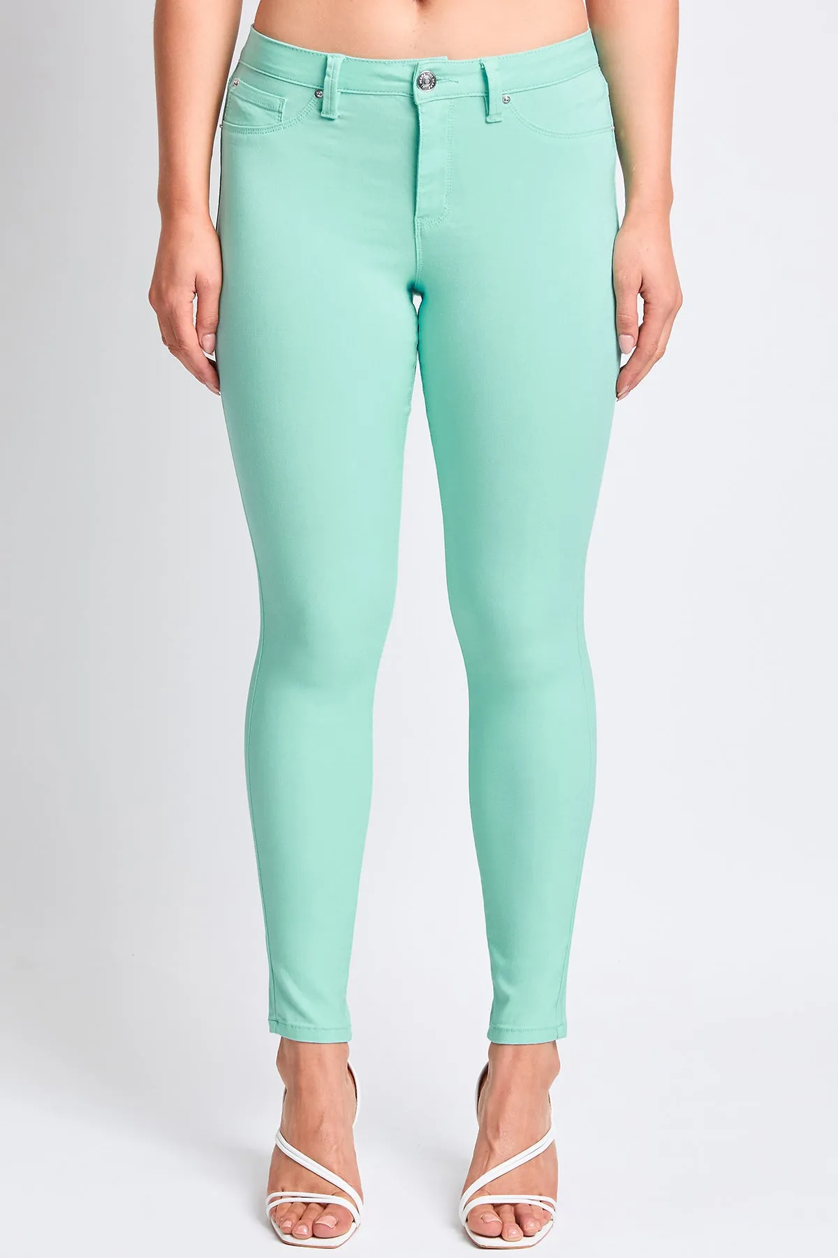 Women's Hyperstretch Skinny Mid Rise Pants sold by YMI product image thumbnail 2