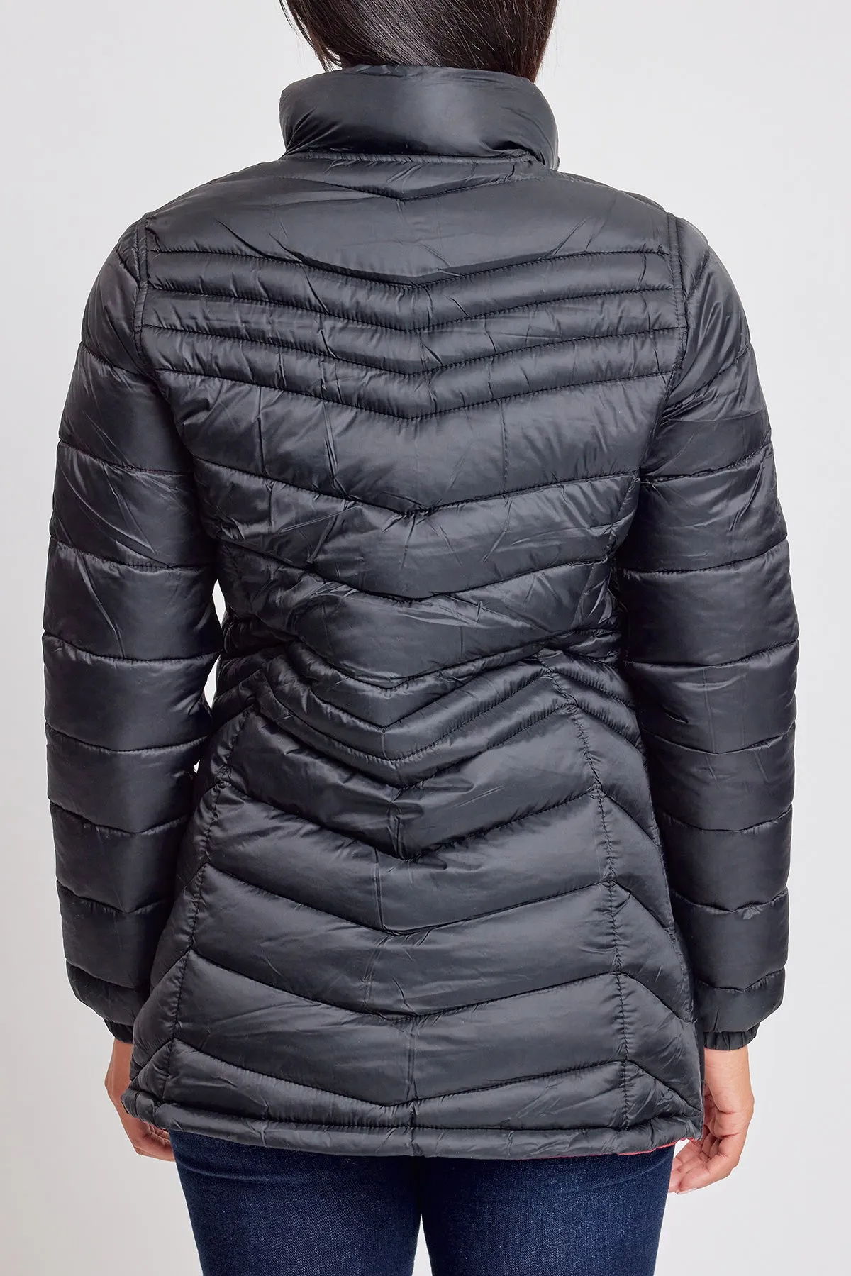 Women's Winter Reversible Puffer Jacket sold by YMI product image thumbnail 3
