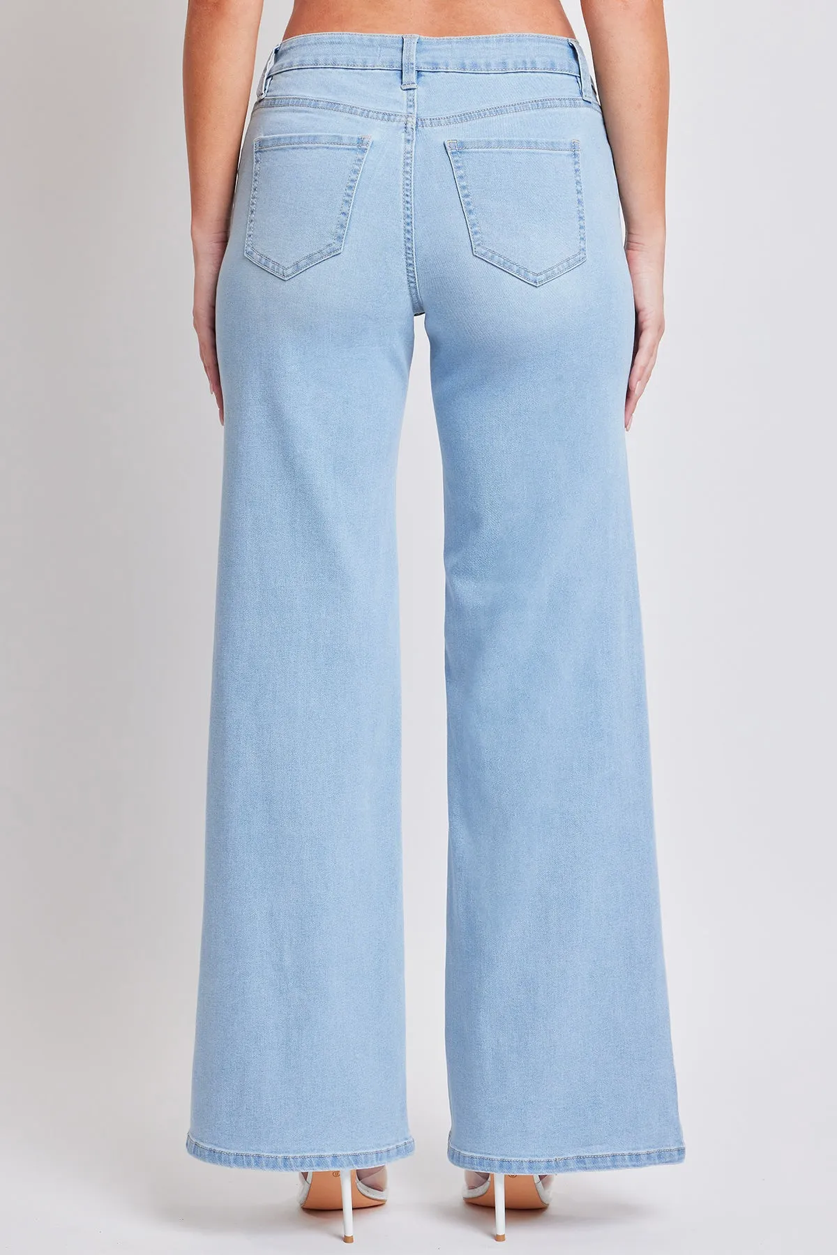 Women's Essential Low Rise Wide Leg Jeans sold by YMI product image thumbnail 4