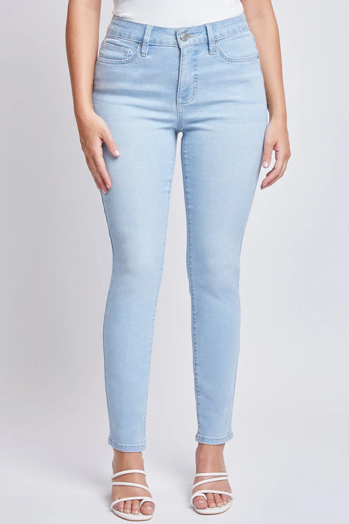 Women's Sustainable High Rise Skinny Jeans sold by YMI product image thumbnail 2