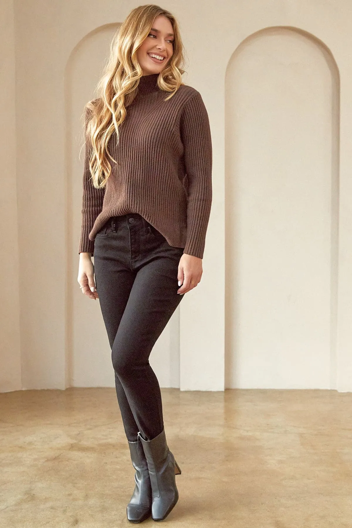 Women's Vintage Skinny Dream High Rise Jeans sold by YMI product image thumbnail 5