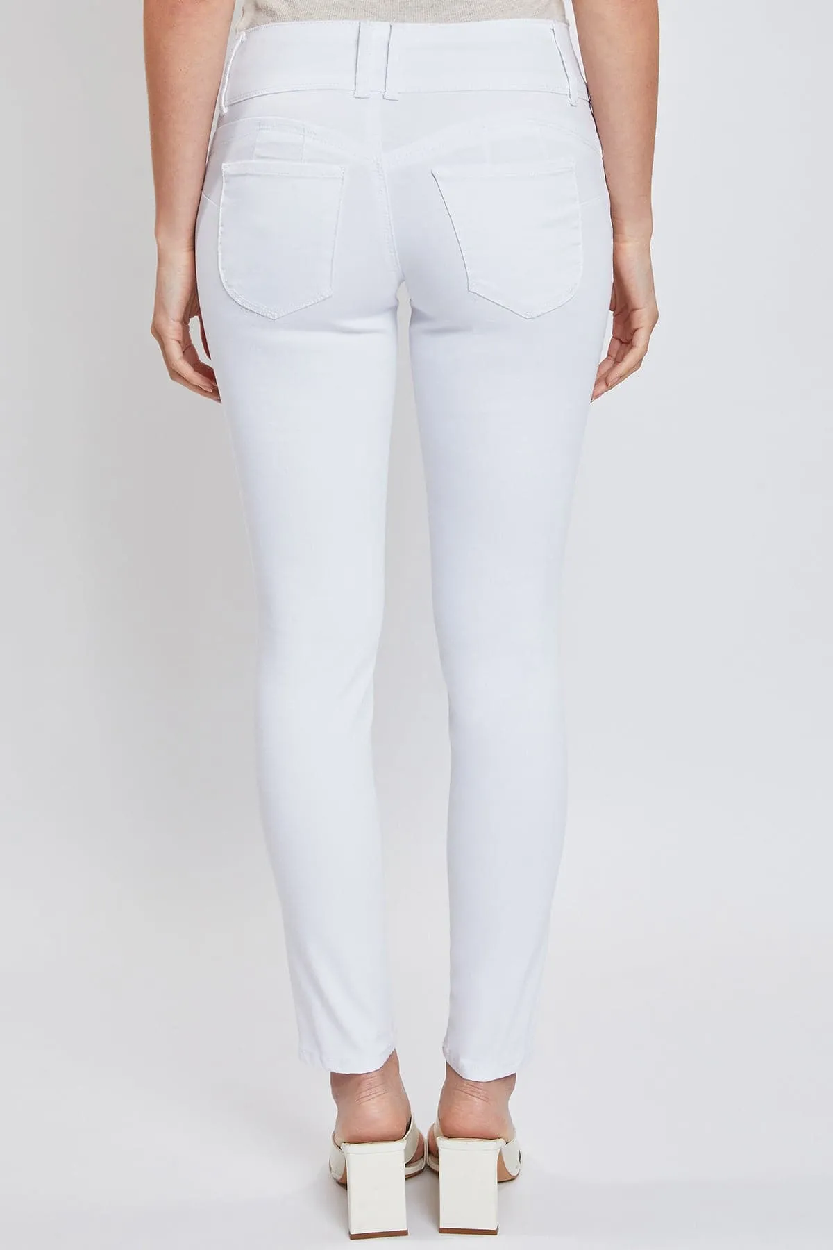 Women's 3 Button WannaBettaButt Skinny Ankle Jeans sold by YMI product image thumbnail 5