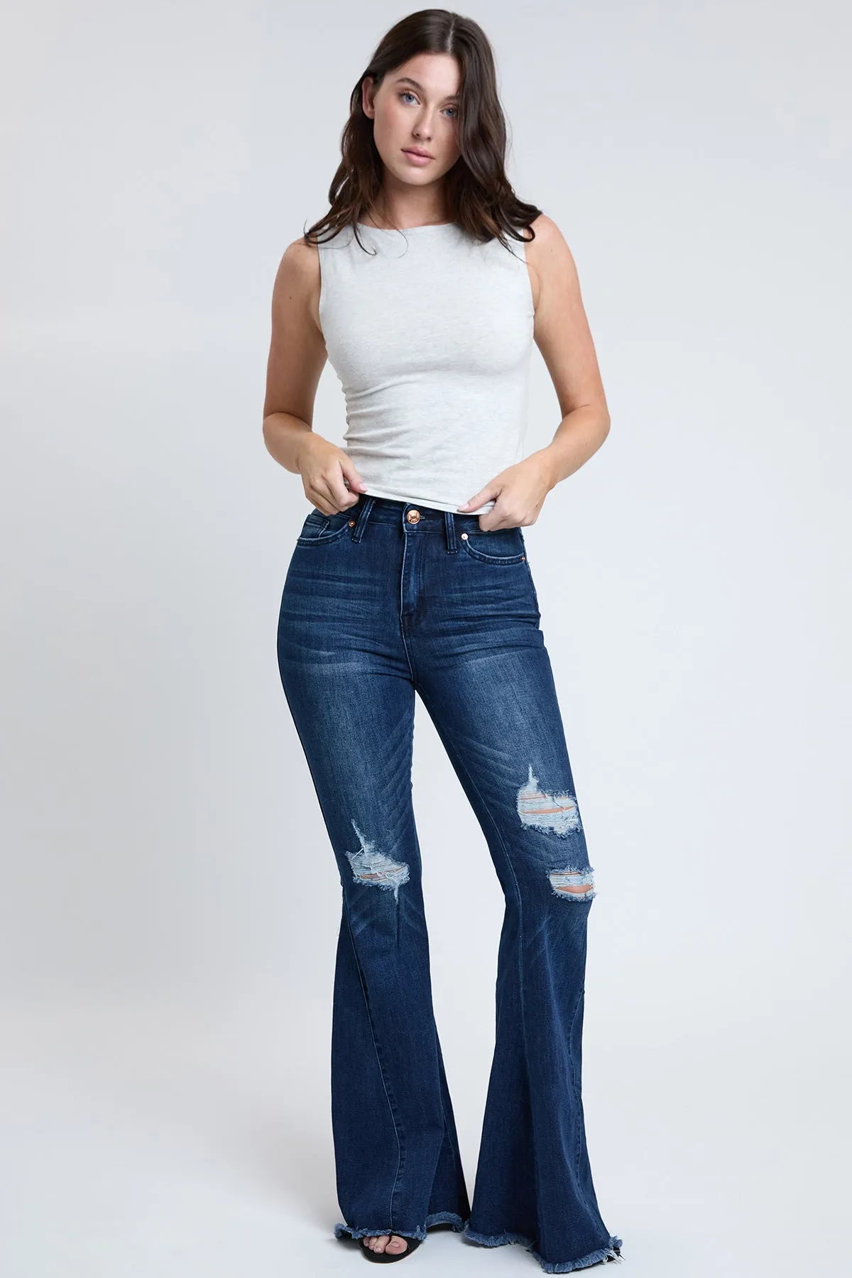 Women's Savannah Extreme Fit & Flare Jeans sold by YMI product image thumbnail 5