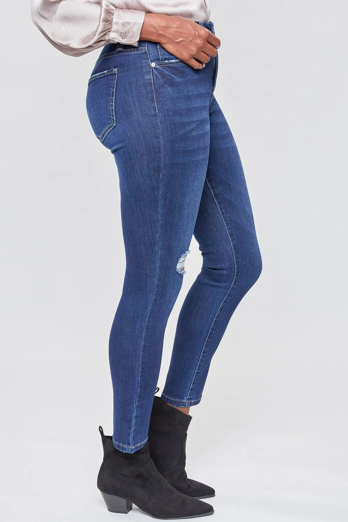 Women's Curvy Ultra Skinny High Rise Jeans sold by YMI