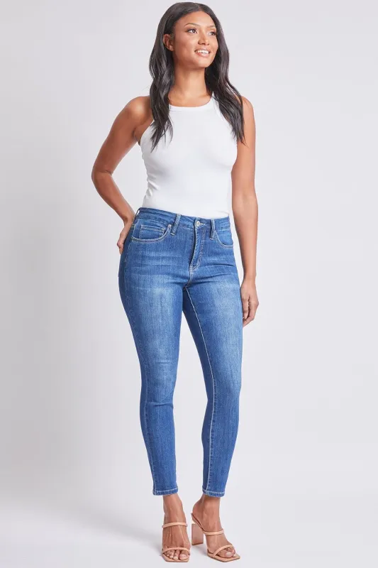 Women's Curvy Fit High Rise Skinny Jeans sold by YMI