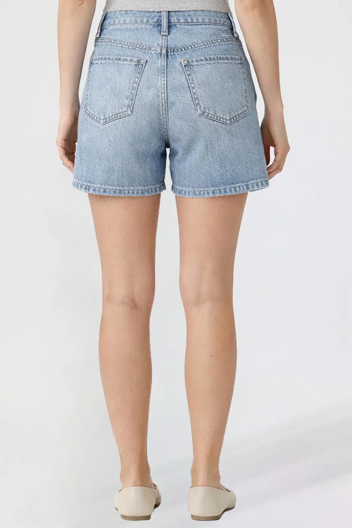 Women's Relaxed Tie Front Shorts sold by YMI product image thumbnail 4